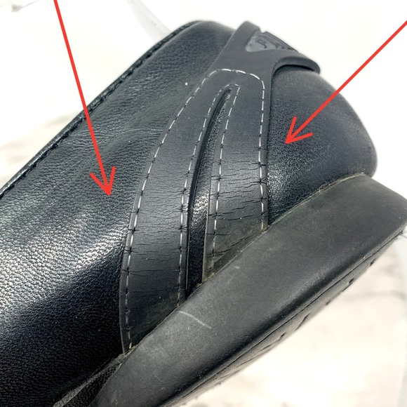 Palladium Black Leather Mary Janes 7/38 Sporty Balletcore Y2K Retro Preppy - Picture 12 of 15